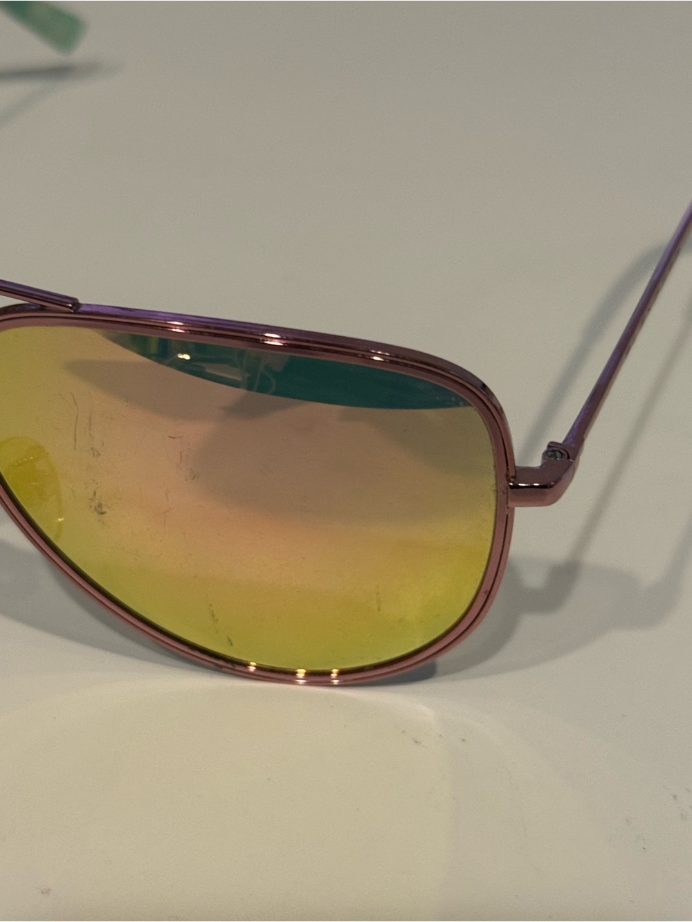 Blenders Mirrored Pink Aviator Sunglasses for Women - Picture 5 of 10